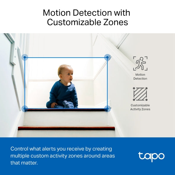 Tapo Pan/Tilt Home Security Wi-Fi Camera | TAPOC220