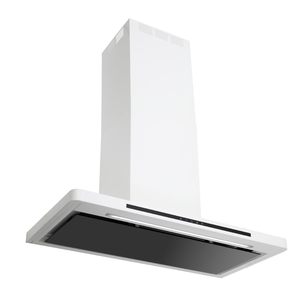 Luxair LINEA Premium 100cm Slimline Cooker Hood - White | LA-100-LINEA-WHT