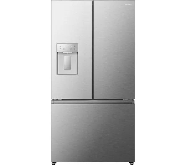 HISENSE Smart American Fridge Freezer - Stainless Steel | Plumbed | RF815N4SESE