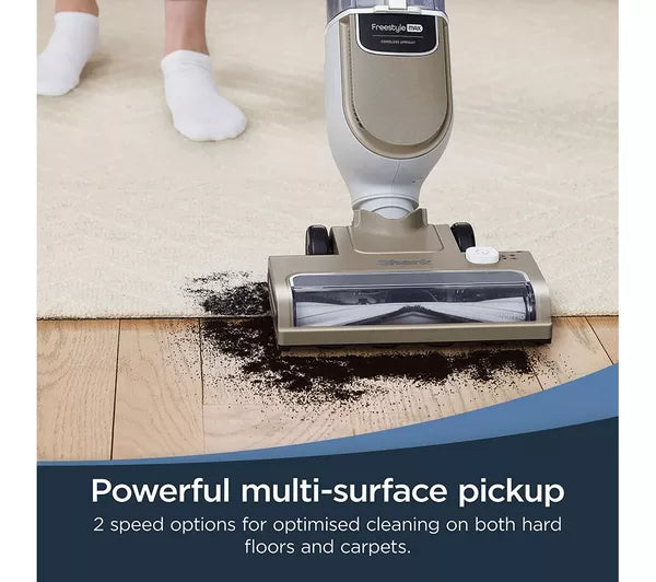 Shark Freestyle Max Upright Cordless Vacuum Cleaner - Stone | SV2000UK