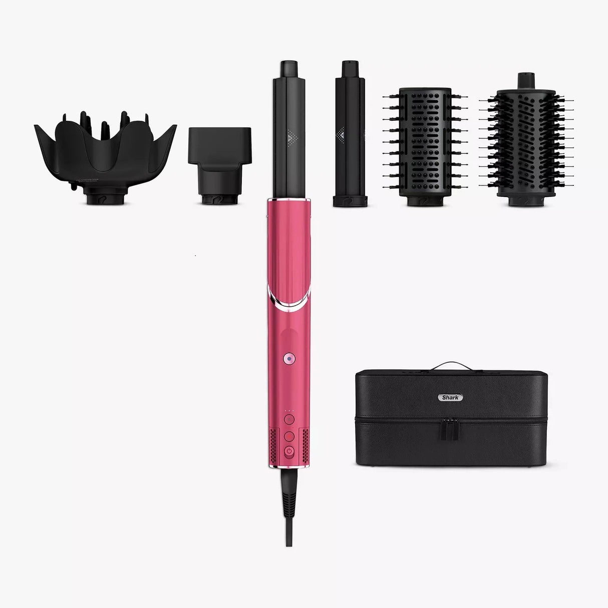 Shark FlexStyle 5-in-1 Air Styler & Hair Dryer with Storage Case Malibu Pink HD440BPUK