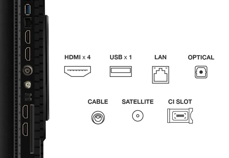 TCL 55'' QLED 4K HDR Smart TV | 55T8C
