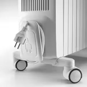 Dragon 4 Oil filled radiator 2KW with electronic timer - White | TRDX40820E