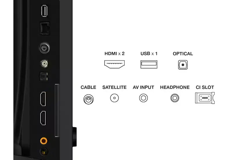 TCL 40" QLED Full HD Android Smart TV | 40V5C