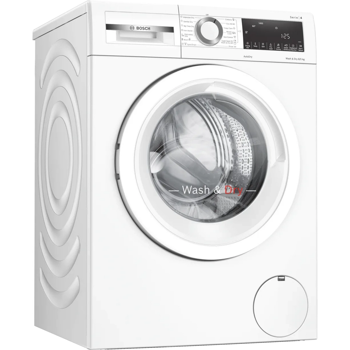 Bosch Series 4 8kg&5kg Washer Dryer White WNA134U8GB