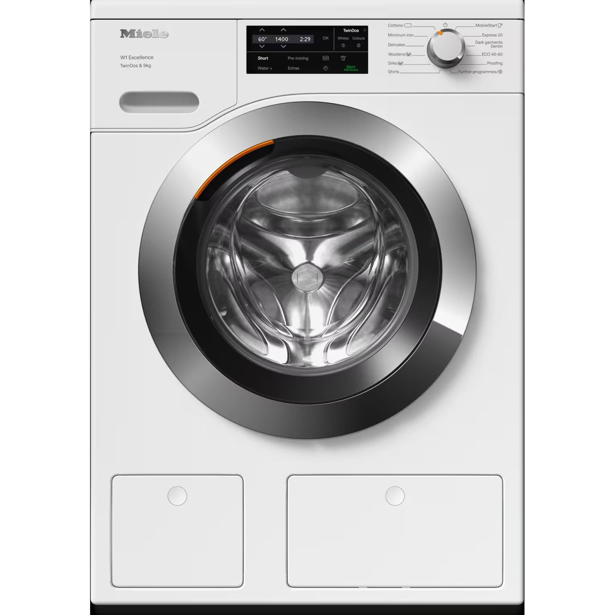 Miele 9kg TwinDos® Washing Machine Lotus White WEG665 11359270