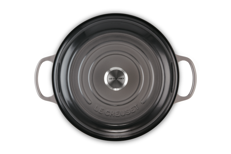 Le Creuset Signature 30cm Cast Iron Shallow Casserole - Flint | 21180304442430