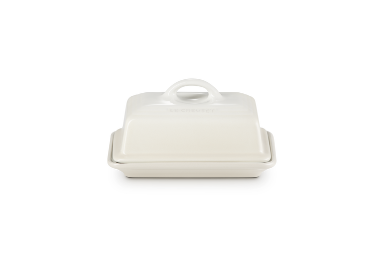 Le Creuset Stoneware Butter Dish - Meringue | 70837177160000