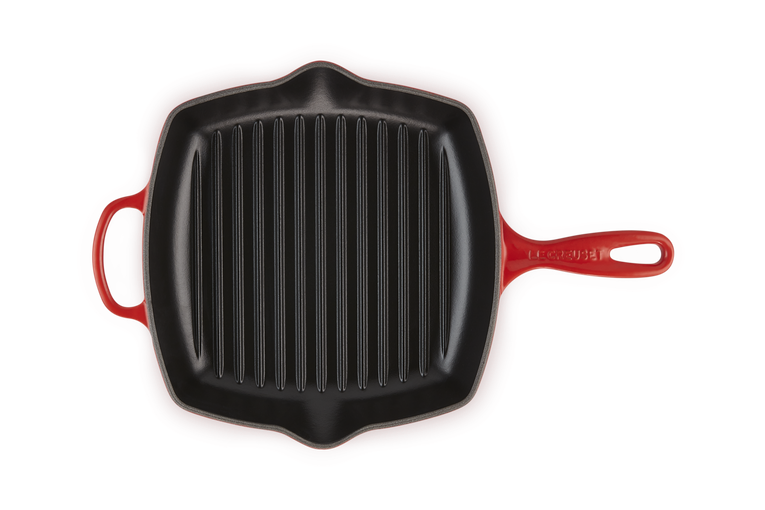 Le Creuset Signature 26cm Cast Iron Square Grillit - Cerise | 20183260600422