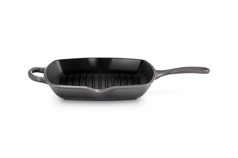 Le Creuset Signature 26cm Cast Iron Square Grillit - Flint | 20183264440422