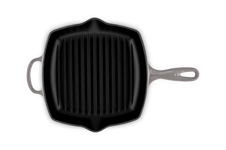 Le Creuset Signature 26cm Cast Iron Square Grillit - Flint | 20183264440422
