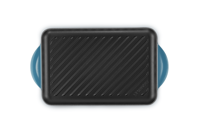Le Creuset 32cm Cast Iron Rectangular Grill - Deep Teal | 20202326420460