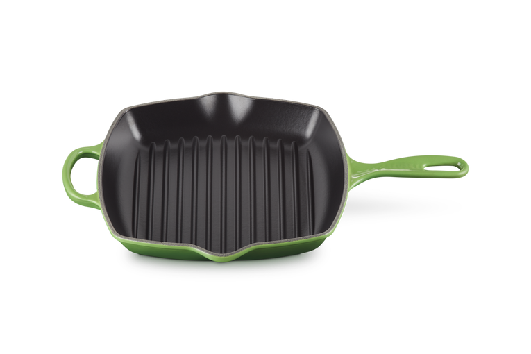 Le Creuset Signature 26cm Cast Iron Square Grillit - Bamboo Green | 20183264080422