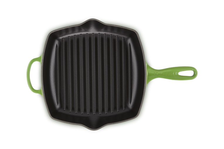 Le Creuset Signature 26cm Cast Iron Square Grillit - Bamboo Green | 20183264080422