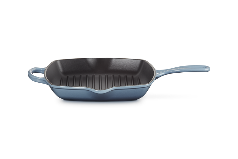 Le Creuset Signature 26cm Cast Iron Square Grillit - Chambray | 20183264340422