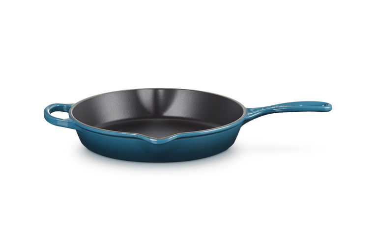 Le Creuset Signature 26cm Cast Iron Deep Skillet - Deep Teal | 20187266420422