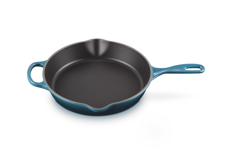 Le Creuset Signature 26cm Cast Iron Deep Skillet - Deep Teal | 20187266420422