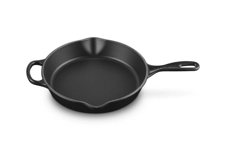 Le Creuset Signature 26cm Cast Iron Deep Skillet - Satin Black | 20187260000422