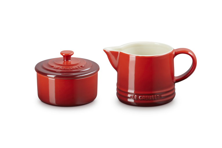 Le Creuset Signature Stoneware Milk & Sugar Set - Cerise | 89331000600003