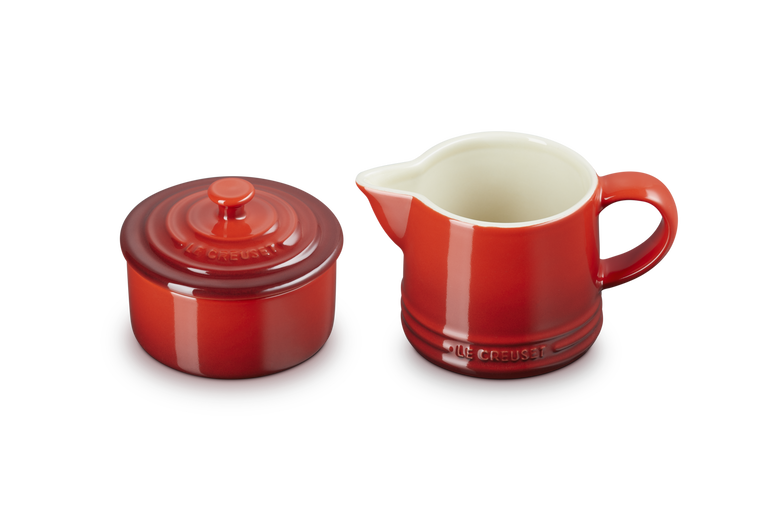 Le Creuset Signature Stoneware Milk & Sugar Set - Cerise | 89331000600003