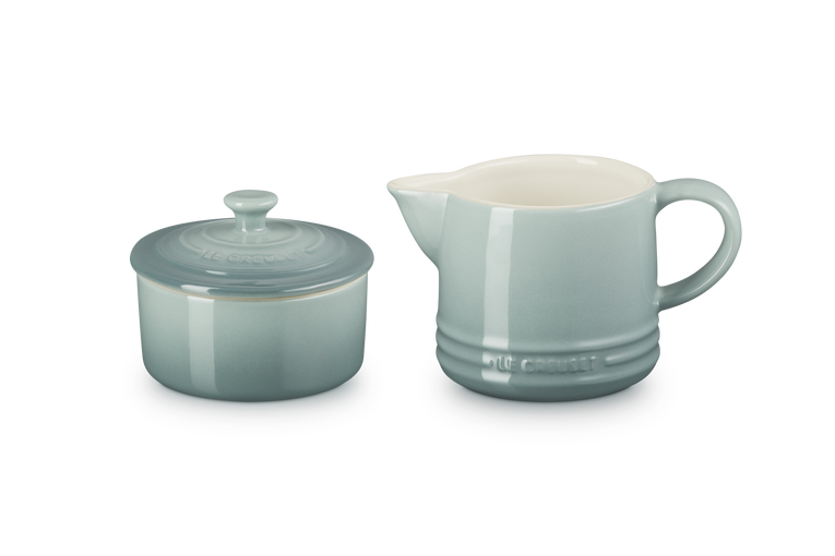 Le Creuset Signature Stoneware Milk & Sugar Set - Sea Salt | 89331007170003