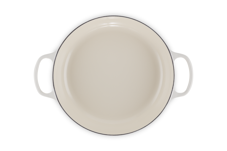 Le Creuset Signature 30cm Cast Iron Shallow Casserole - Meringue | 21180307164430
