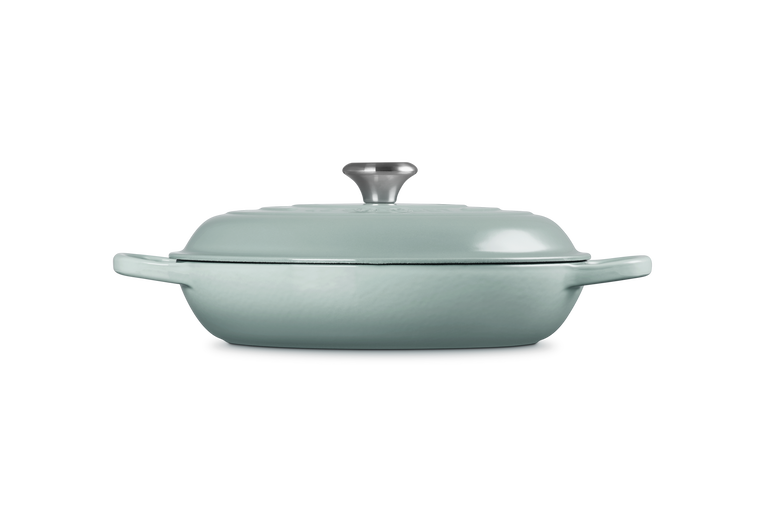 Le Creuset Signature 30cm Cast Iron Shallow Casserole - Sea Salt | 21180307174430