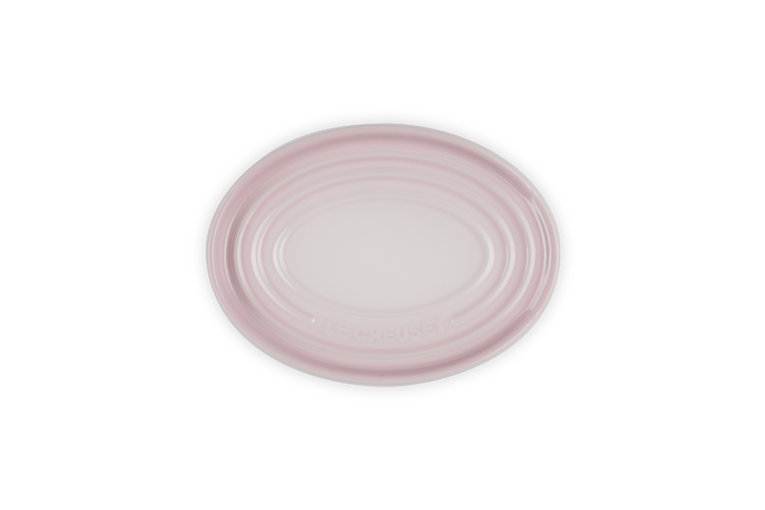 Le Creuset Stoneware Oval Spoon Rest - Shell Pink | 71507157770099