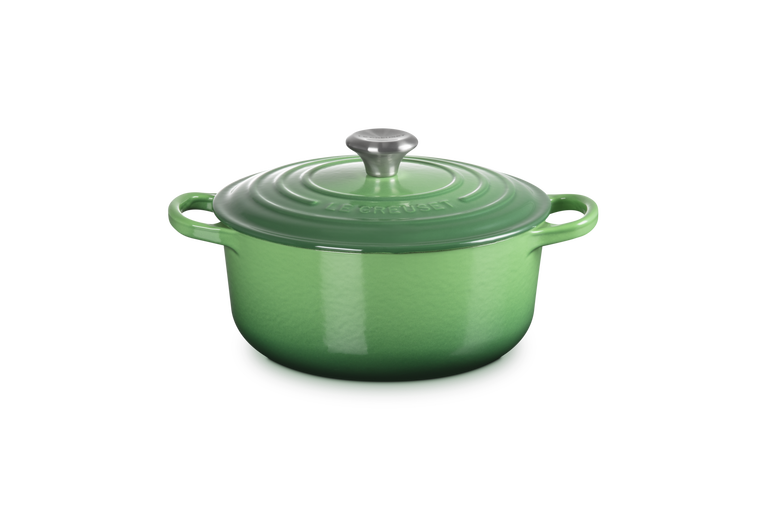 Le Creuset Signature 20cm Cast Iron Round Casserole - Bamboo Green | 21177204344441