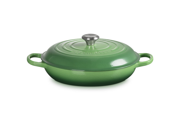 Le Creuset Signature 30cm Cast Iron Shallow Casserole - Bamboo Green | 21180304082430