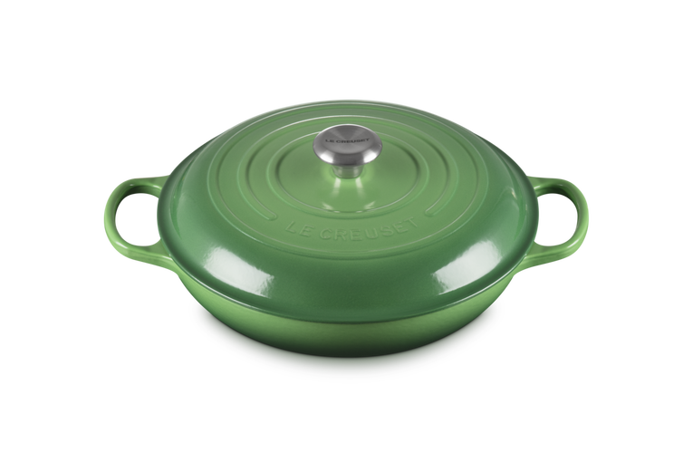 Le Creuset Signature 30cm Cast Iron Shallow Casserole - Bamboo Green | 21180304082430