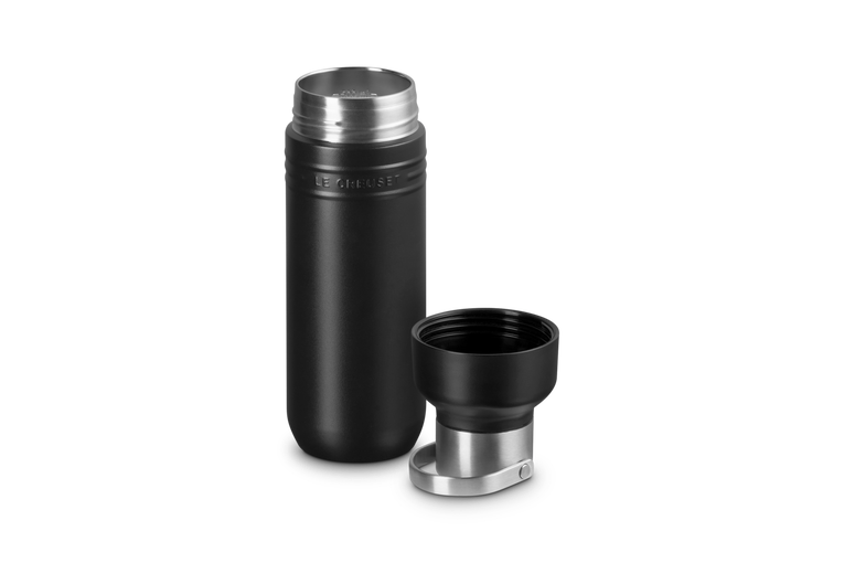 Le Creuset 500ml Insulated On the Go Bottle - Satin Black | 41066280000001
