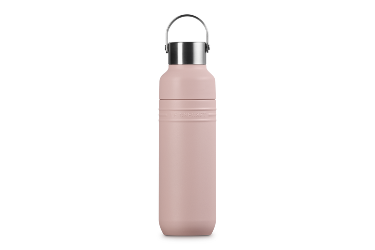 Le Creuset 500ml Insulated On the Go Bottle - Shell Pink | 41066287770001