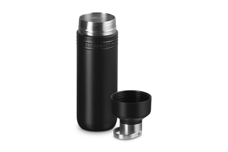 Le Creuset 1L Insulated On the Go Bottle - Satin Black | 41066330000001