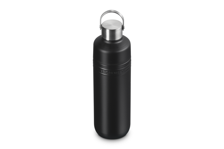 Le Creuset 1L Insulated On the Go Bottle - Satin Black | 41066330000001