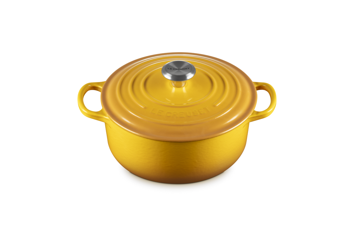 Le Creuset Signature 20cm Cast Iron Round Casserole - Nectar | 21177206724430