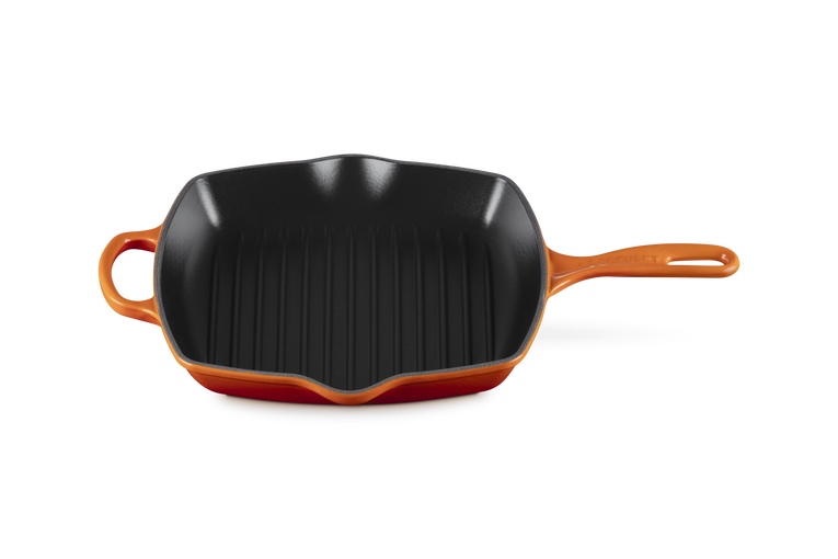 Le Creuset Signature 26cm Cast Iron Square Grillit - Volcanic | 20183260900422