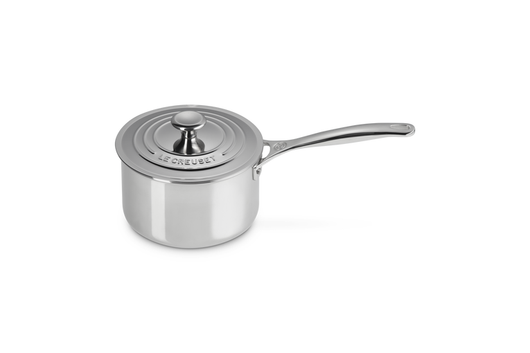 Le Creuset Signature 3-ply 3-piece Saucepan Set - Stainless Steel | 54811000010001