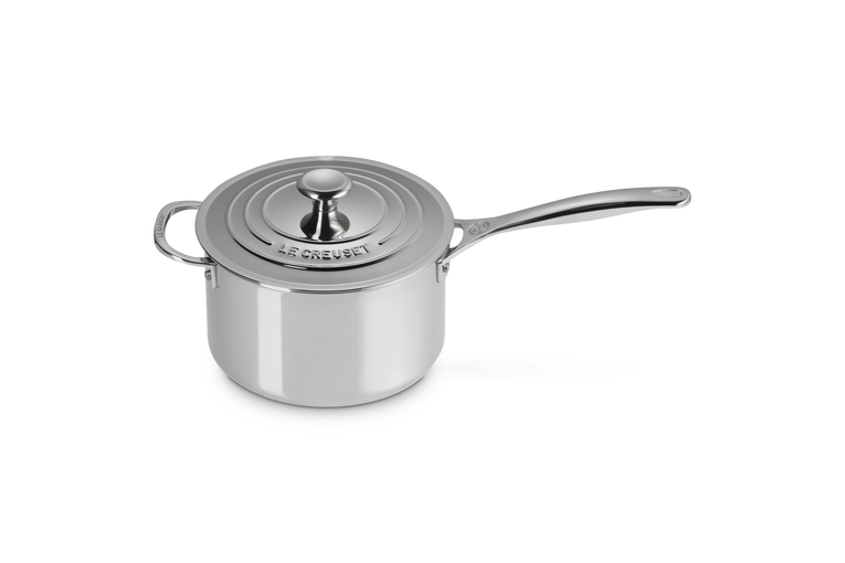 Le Creuset Signature 3-ply 3-piece Saucepan Set - Stainless Steel | 54811000010001