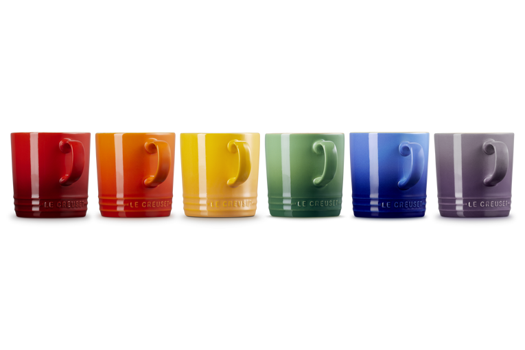 Le Creuset 320ml Stoneware Rainbow Set of 6 Mugs | 79114355219030