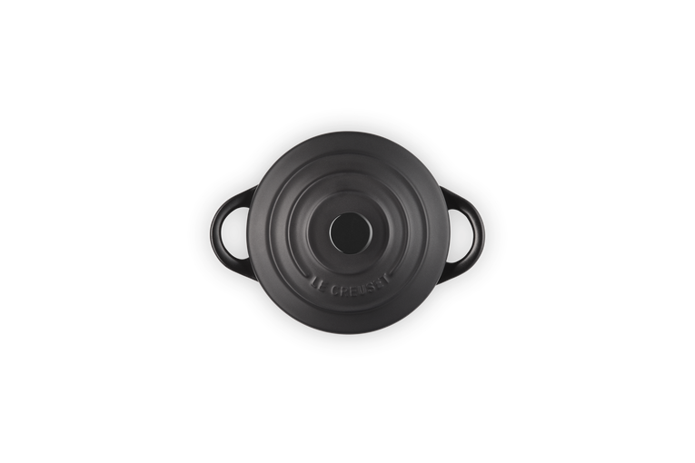 Le Creuset Stoneware 10cm Petite Casserole Dish - Satin Black | 71901100000100
