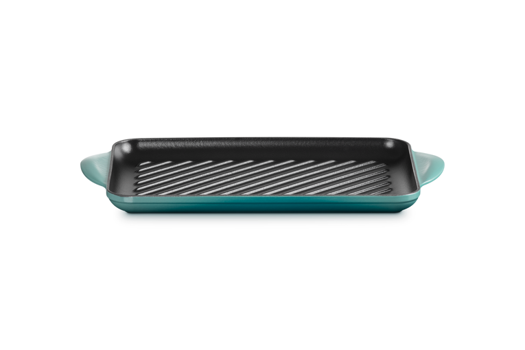 Le Creuset 32cm Cast Iron Rectangular Grill - Bleu Riviera | 20202320990460