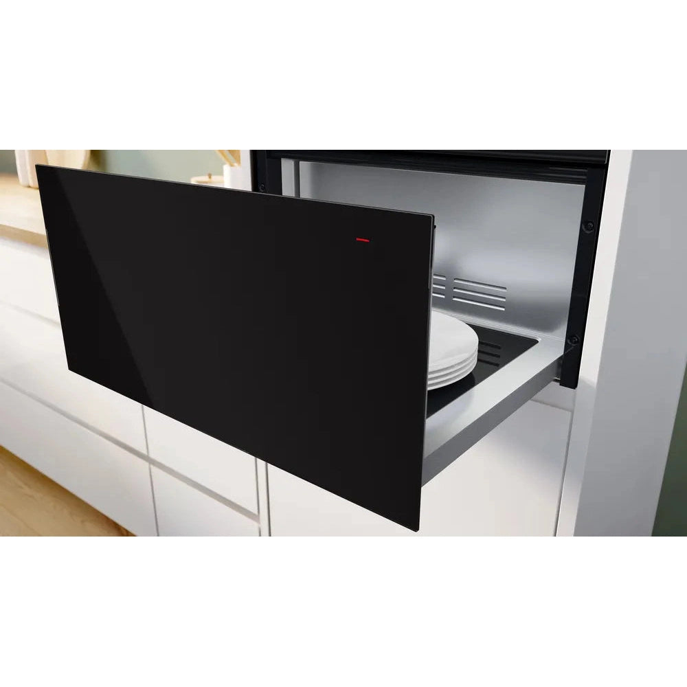 Bosch Series 8 29cm Warming Drawer Black BID7101B1B