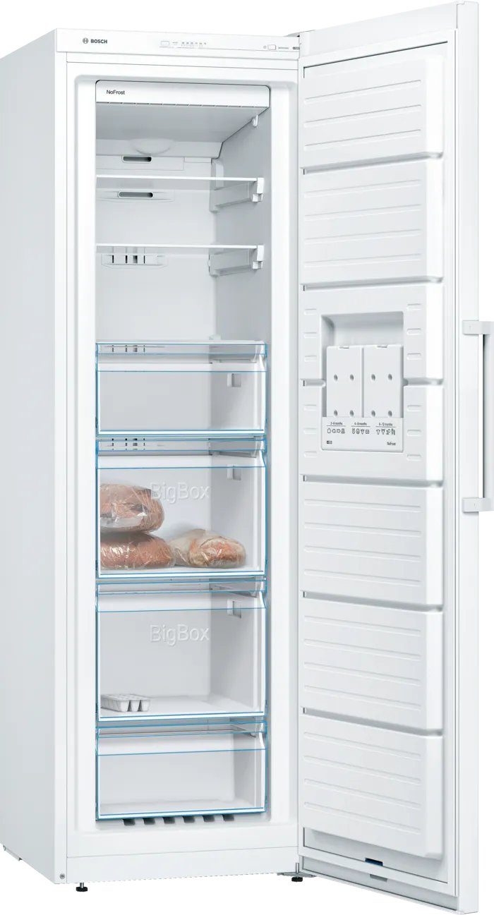 Bosch Series 4 free-standing freezer 186 x 60 cm - White | GSN36VWEPG