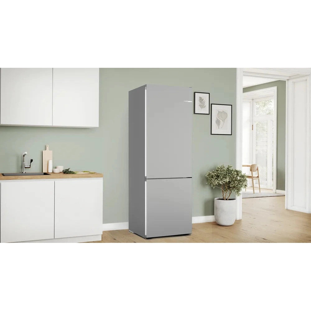 Bosch Series 4 70:30 Fridge Freezer Stainless Steel KGN492LDFG