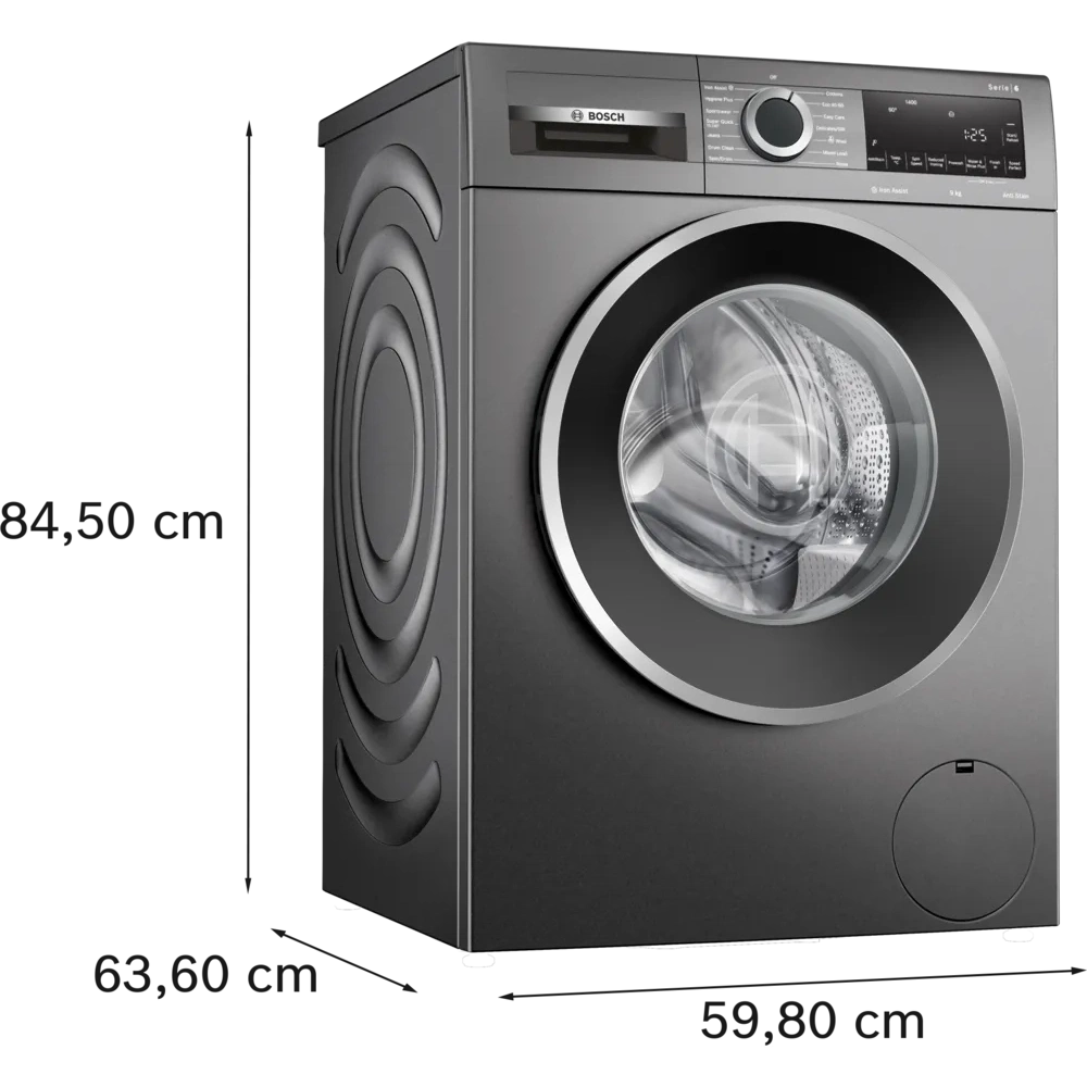 Bosch Series 6 9kg Washing Machine Graphite | WGG244ZCGB
