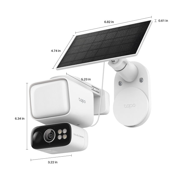 Tapo Solar-Powered Floodlight Pan/Tilt Security Camera Kit | TAPOTC50KIT