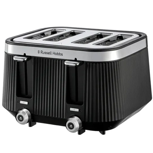 Russell Hobbs Brontë 4 Slice Toaster - Black | 26770