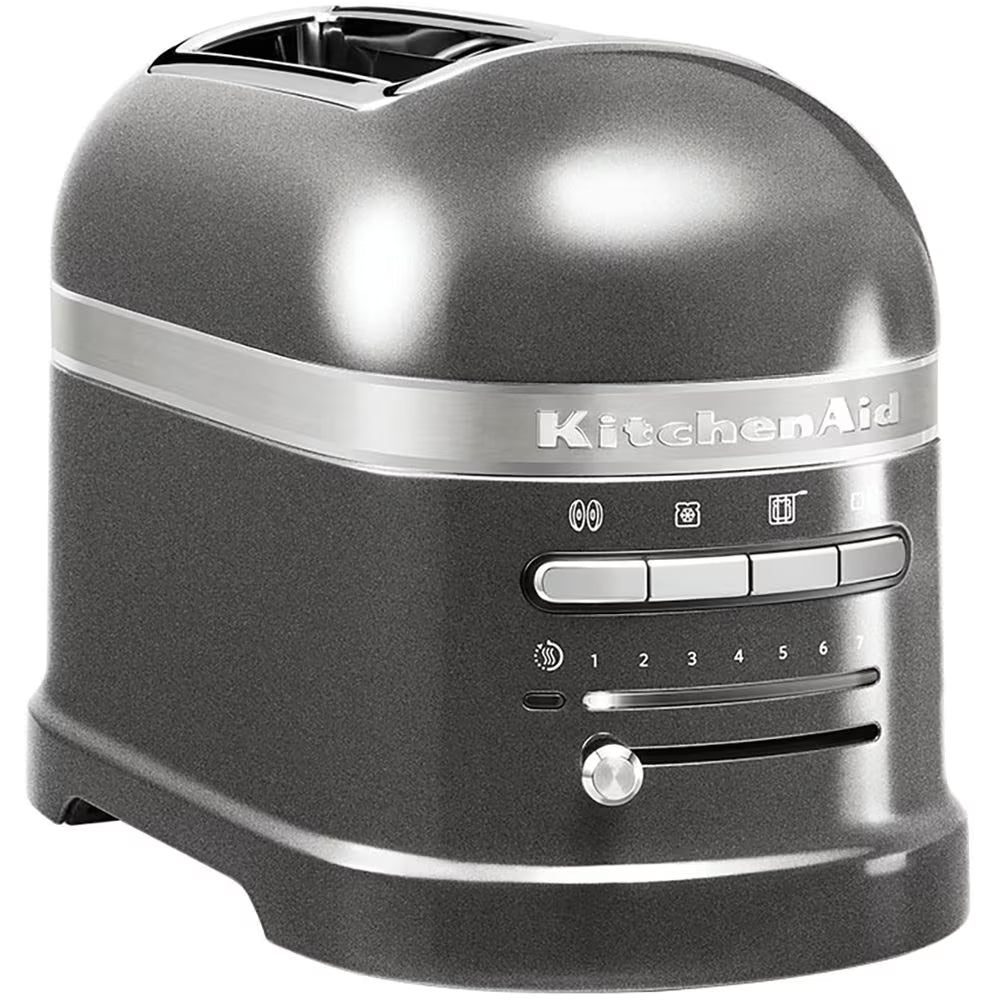 KitchenAid 2 Slice Artisan Toaster - Medallion Silver | 5KMT2204BMS