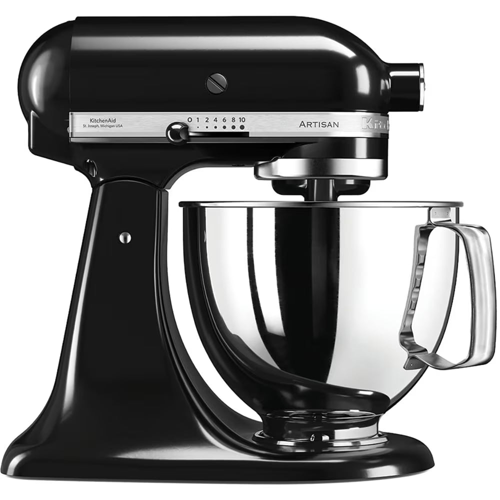 KitchenAid Mixer Tilt-Head 4.8L Artisan - Onyx Black | 5KSM125BOB